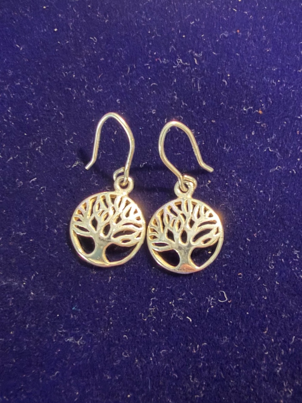 Delicate silver Tree of Life Drop Earrings - Women Jewelry